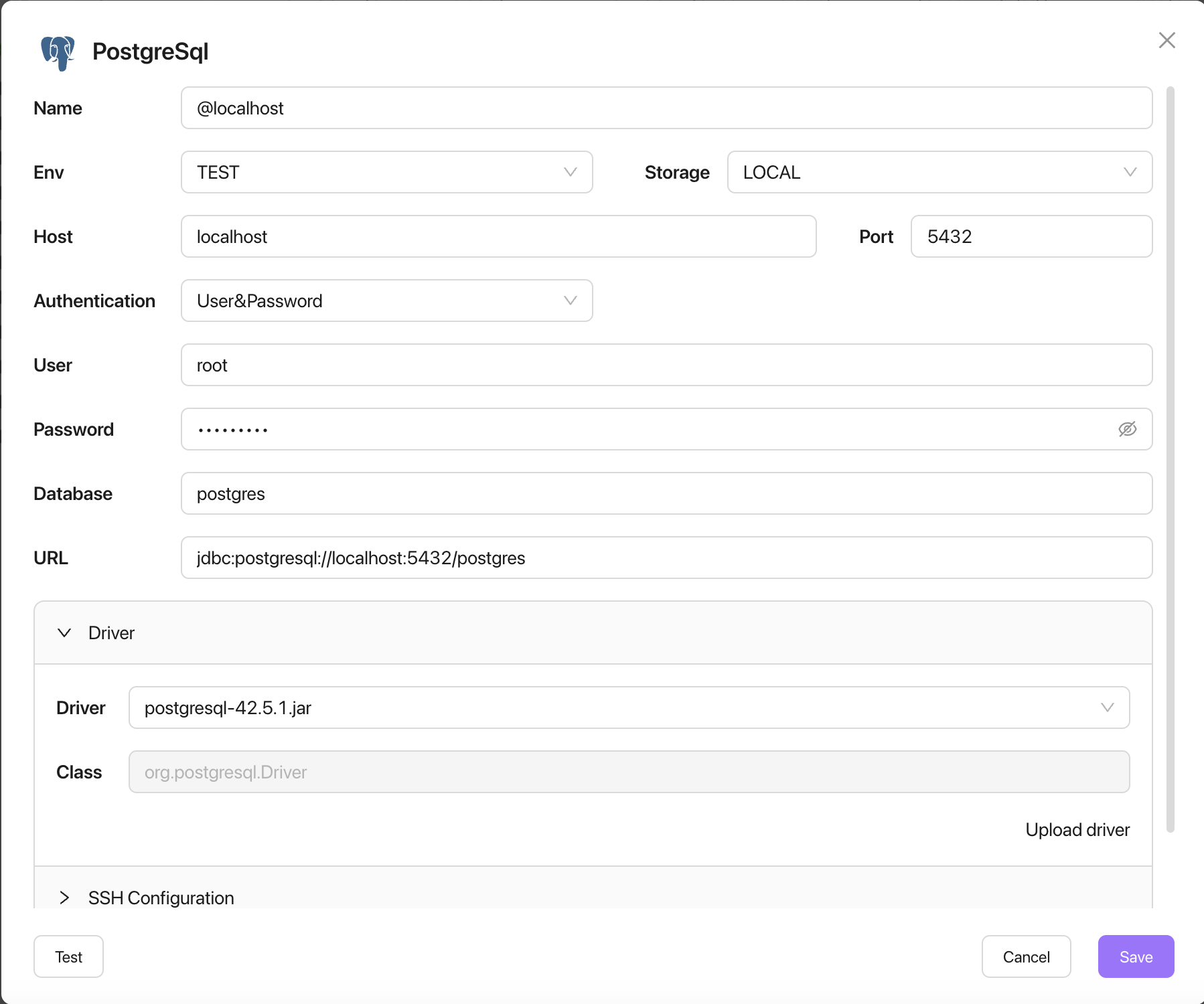 Connecting to Postgresql – Chat2DB