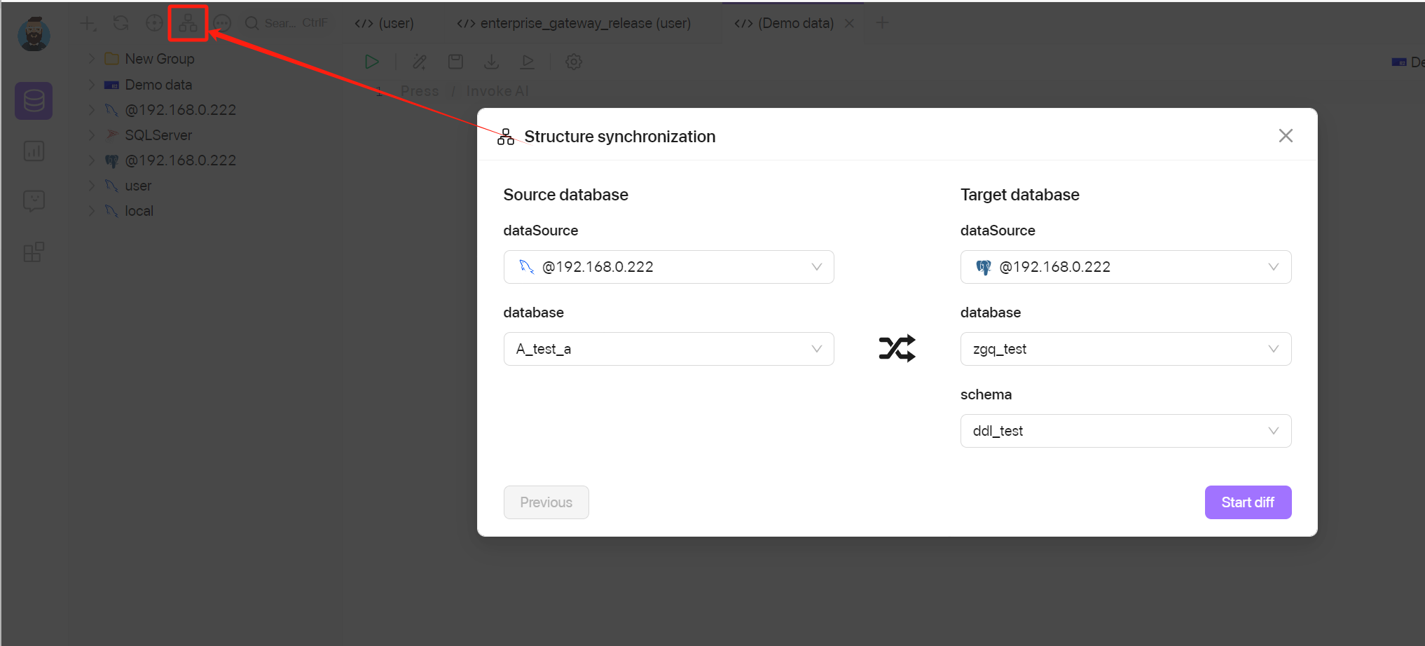 connect data source