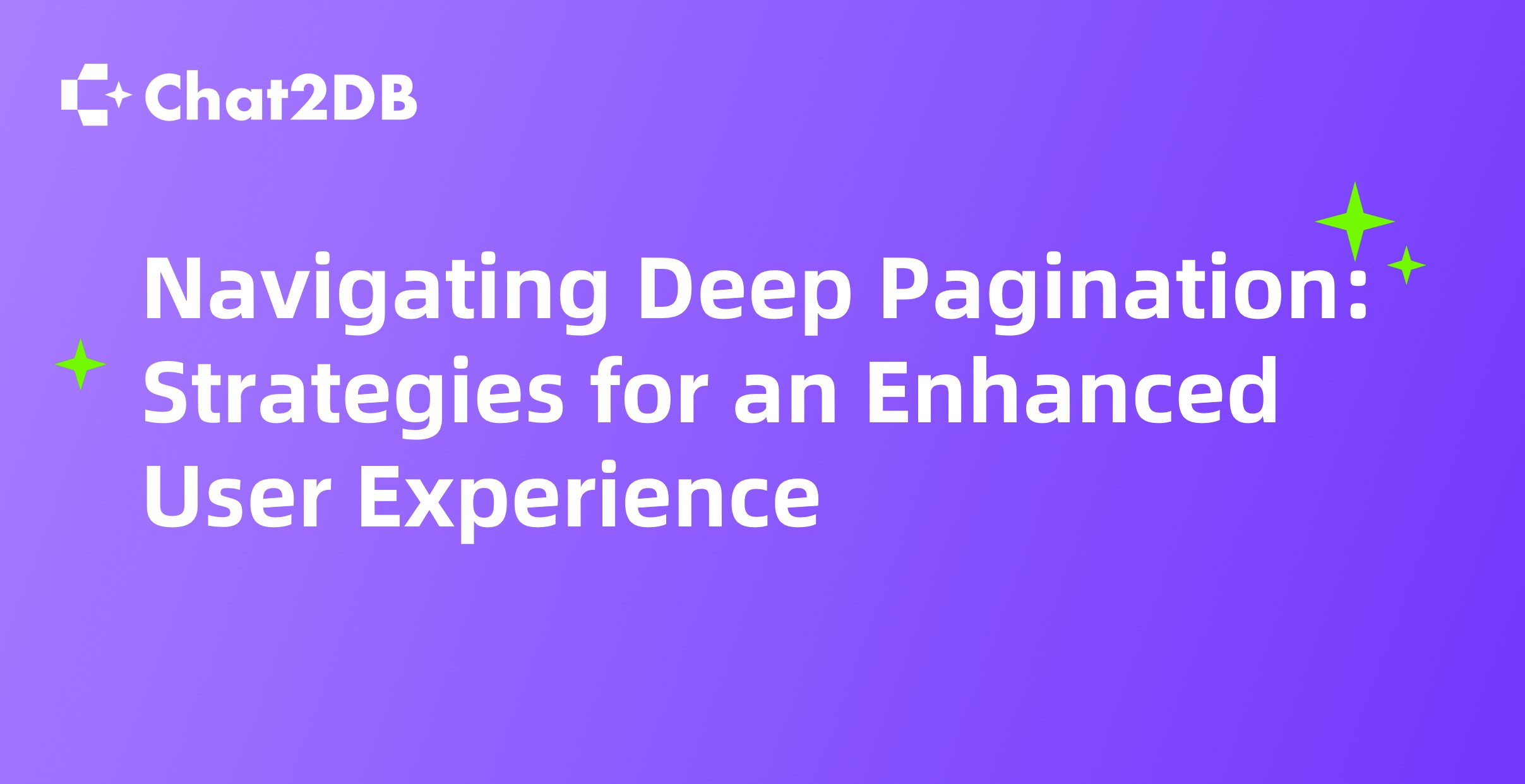 Navigating Deep Pagination: Strategies for an Enhanced User Experience