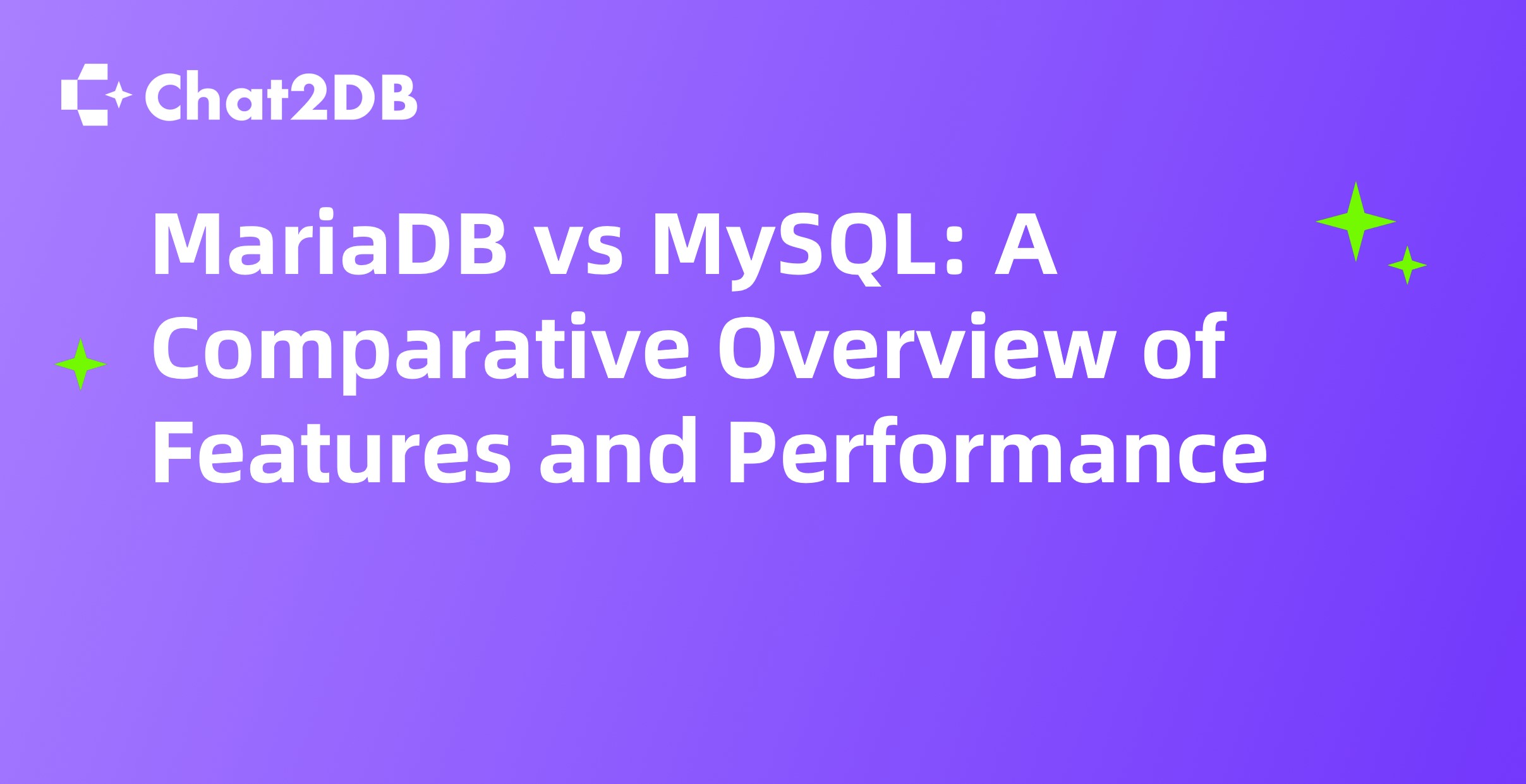 MariaDB vs MySQL: A Comparative Overview of Features and Performance