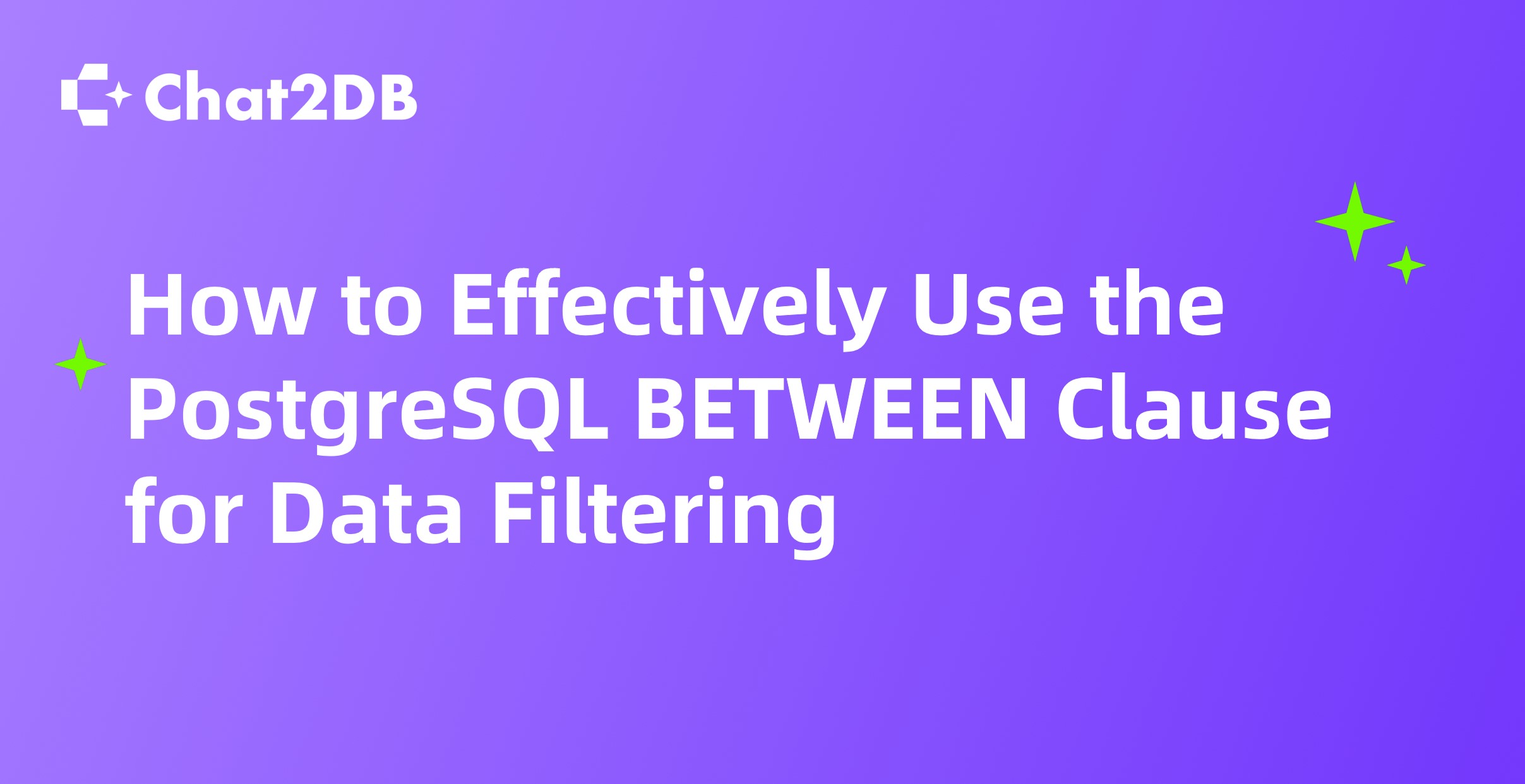 How to Effectively Use the PostgreSQL BETWEEN Clause for Data Filtering