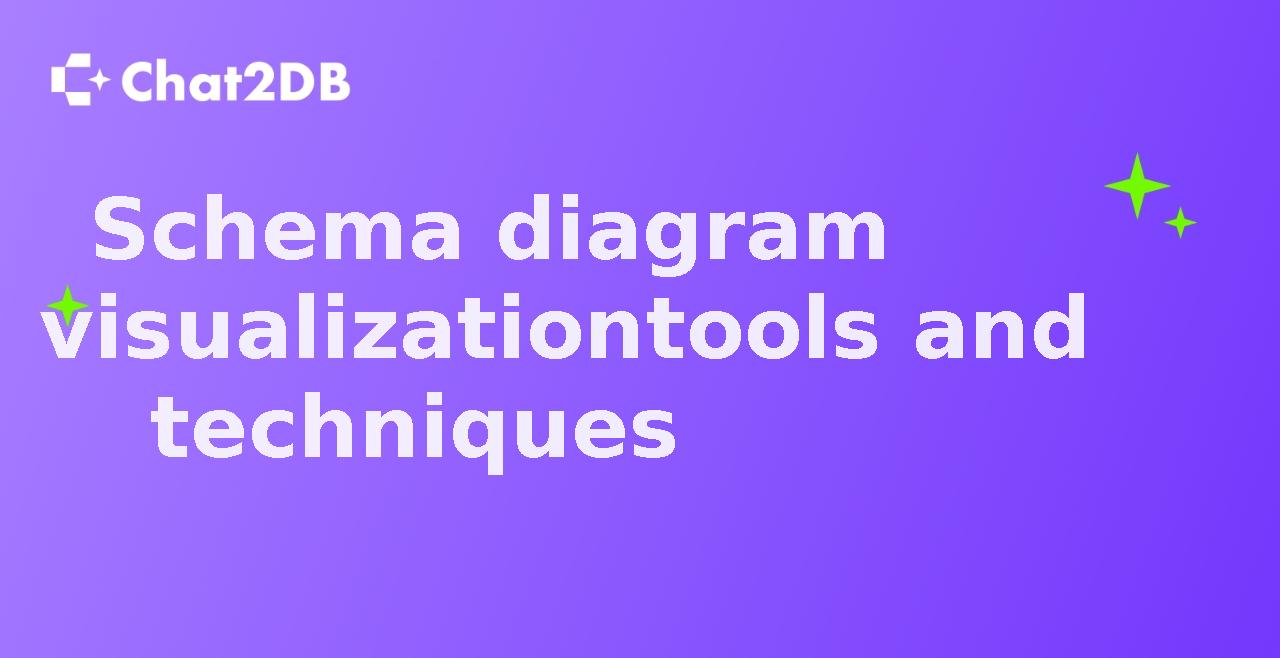 Schema diagram visualization tools and techniques