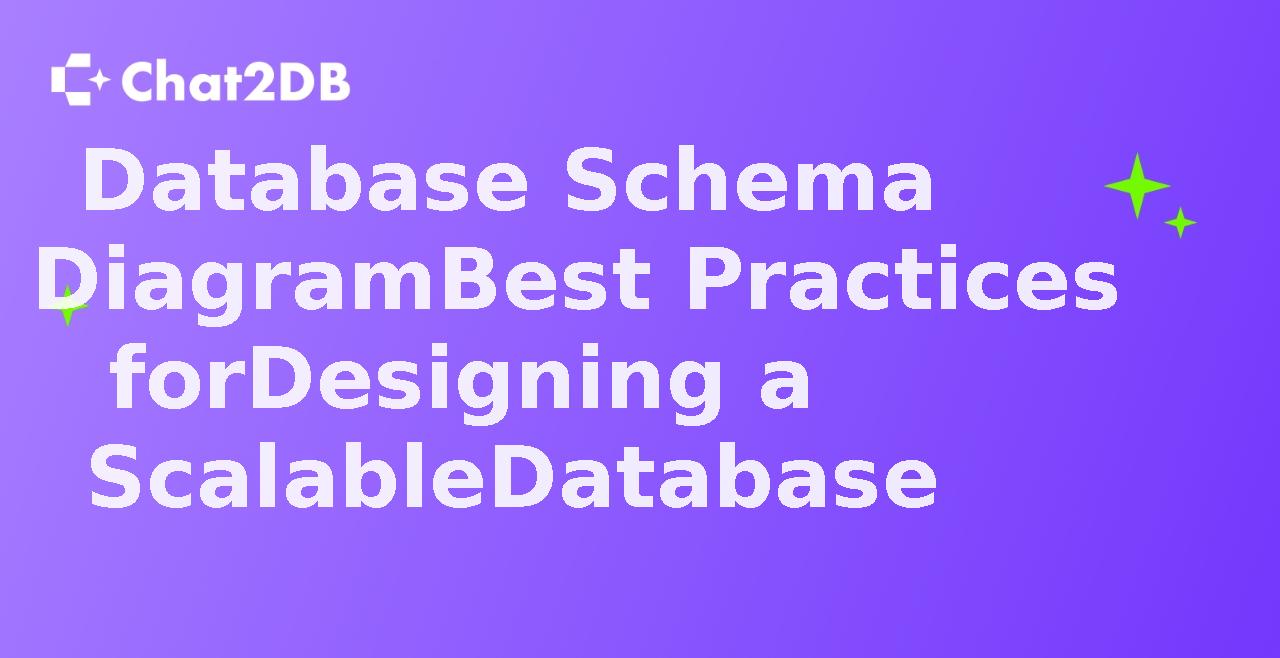 Database Schema Diagram Best Practices for Designing a Scalable Database