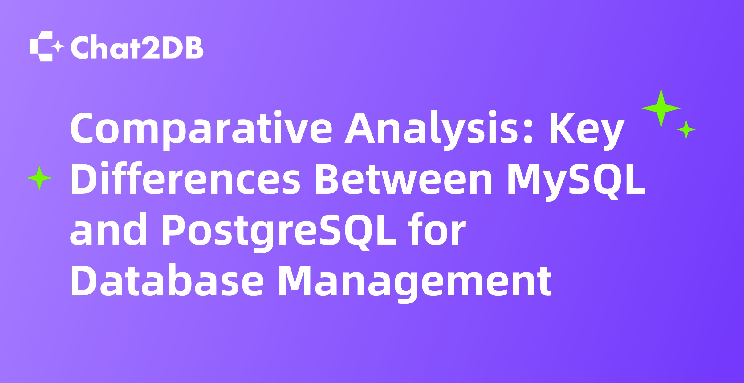 Comparative Analysis: Key Differences Between MySQL and PostgreSQL for Database Management