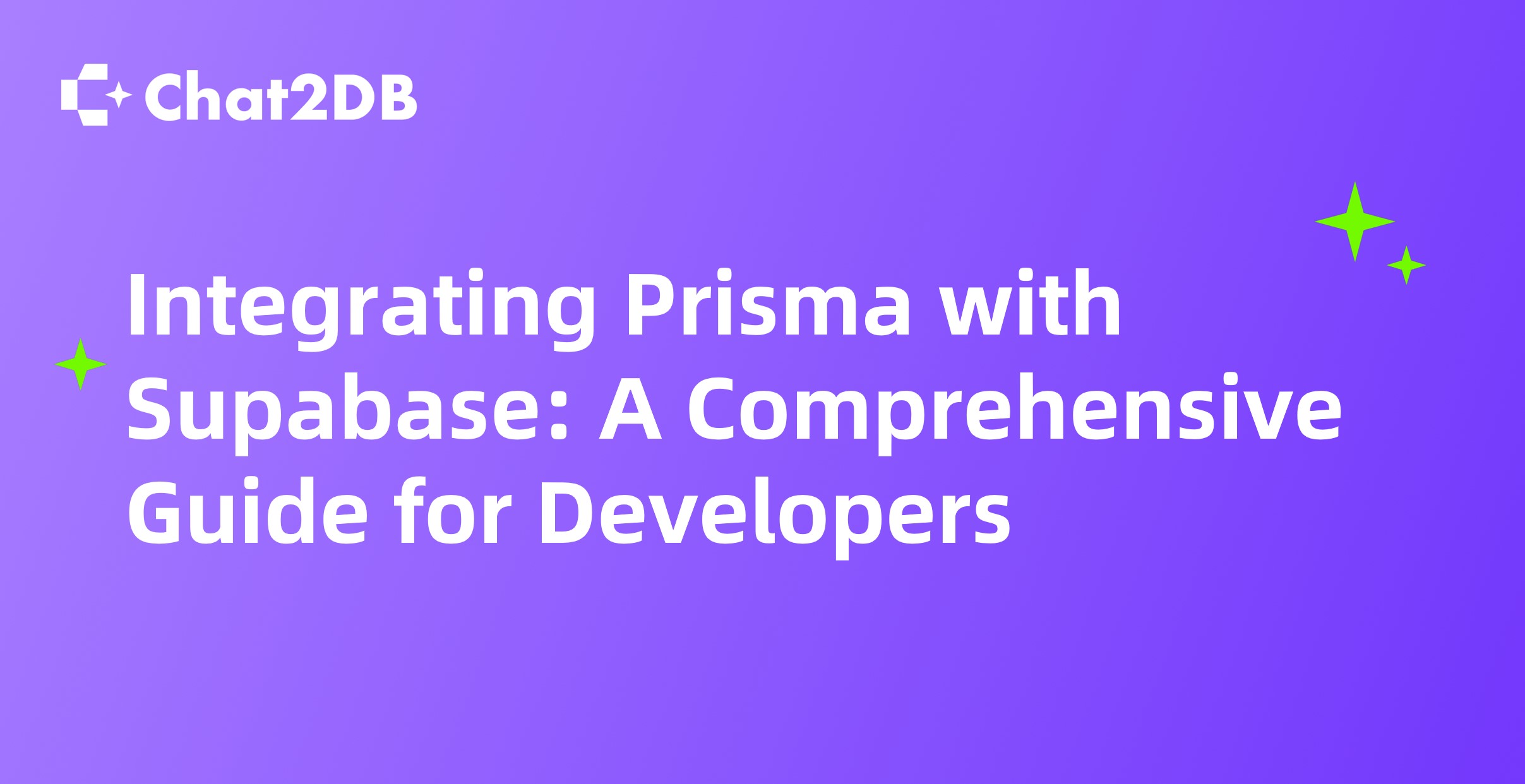 Integrating Prisma with Supabase: A Comprehensive Guide for Developers