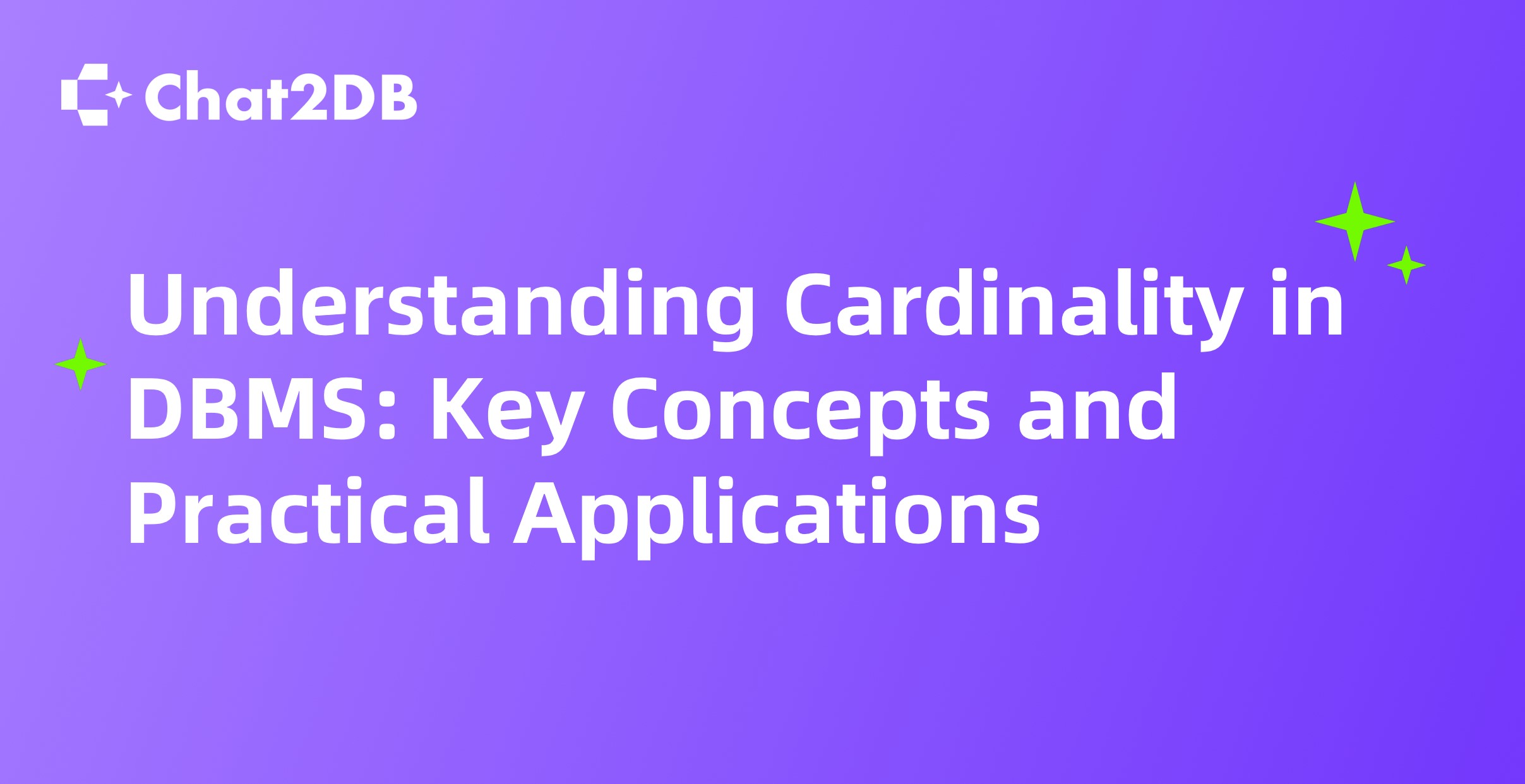 Understanding Cardinality in DBMS: Key Concepts and Practical Applications