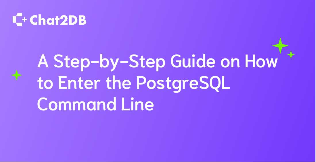 A Step-by-Step Guide on How to Enter the PostgreSQL Command Line