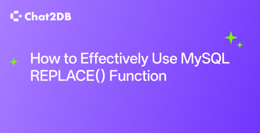 How to Effectively Use MySQL REPLACE() Function