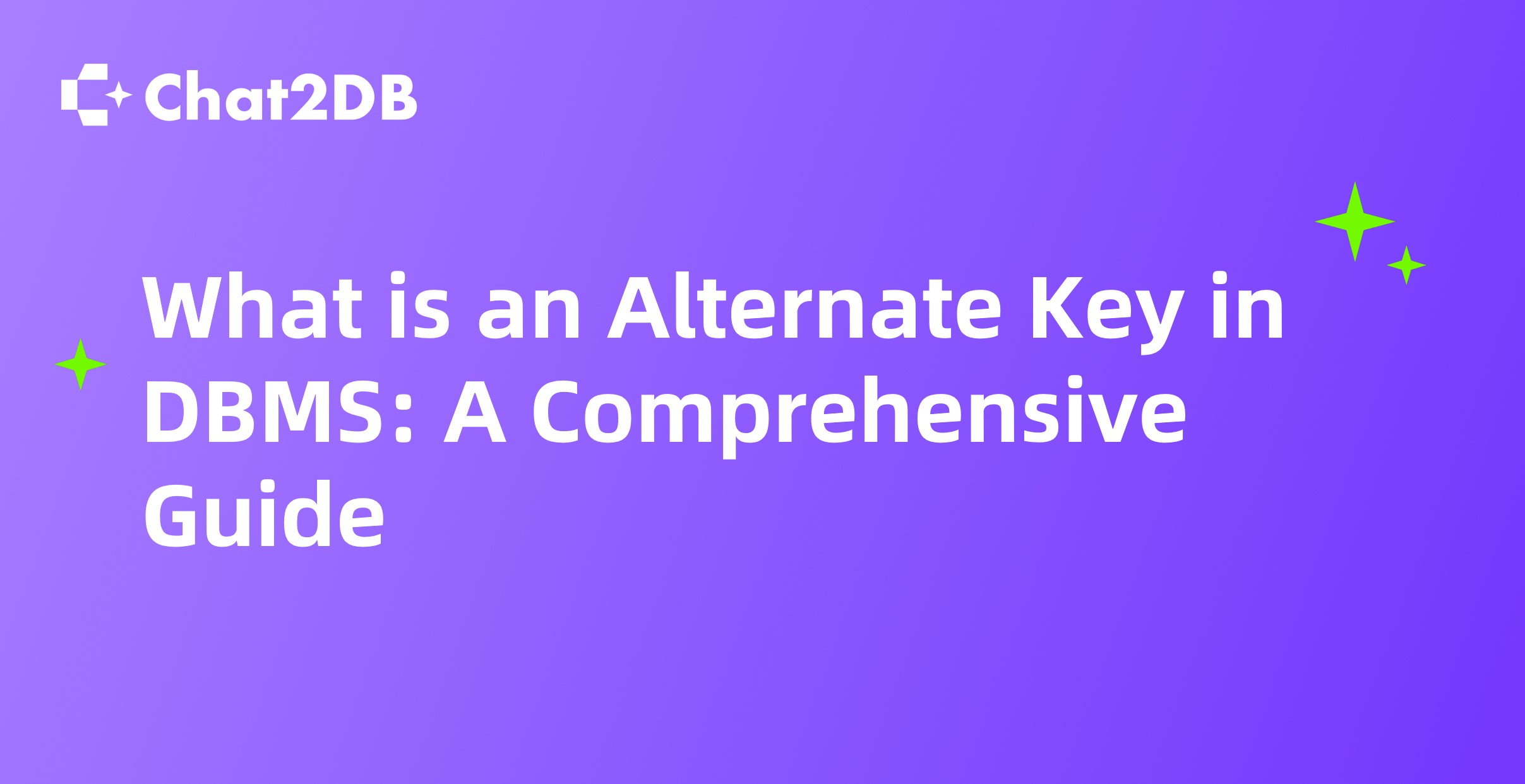 What is an Alternate Key in DBMS: A Comprehensive Guide