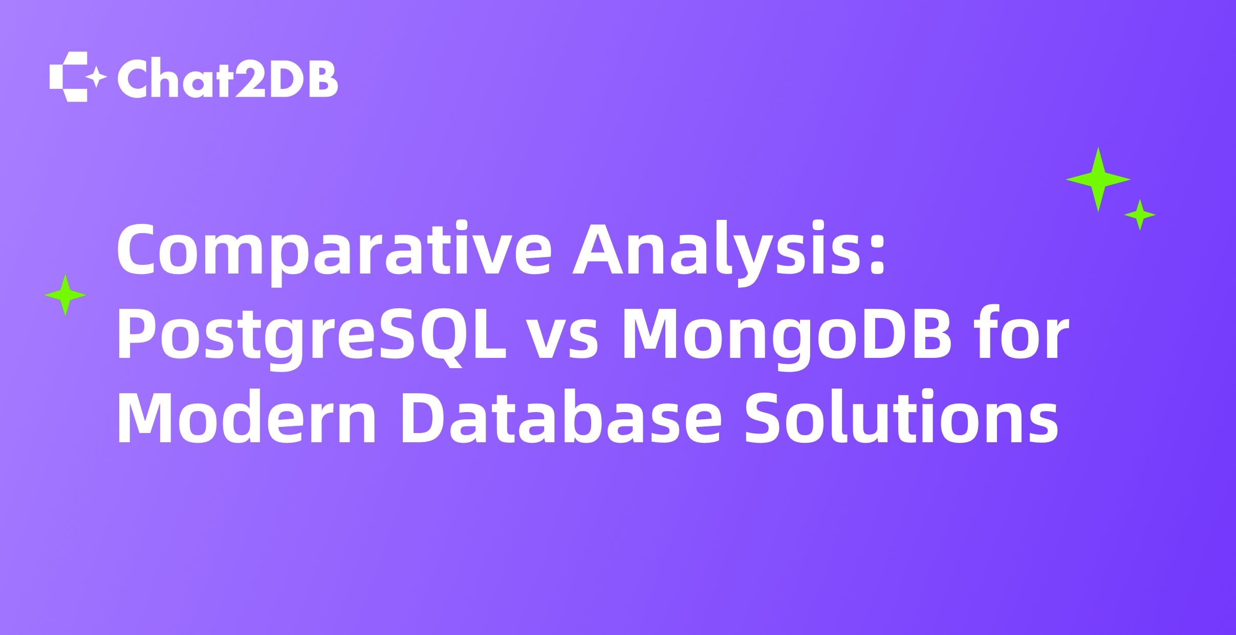 Comparative Analysis: PostgreSQL vs MongoDB for Modern Database Solutions