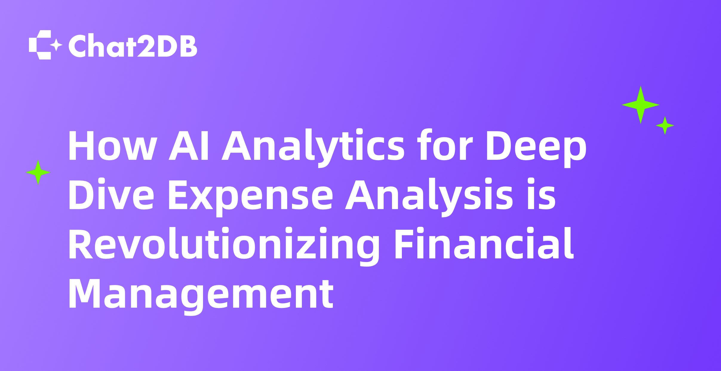 How AI Analytics for Deep Dive Expense Analysis is Revolutionizing Financial Management