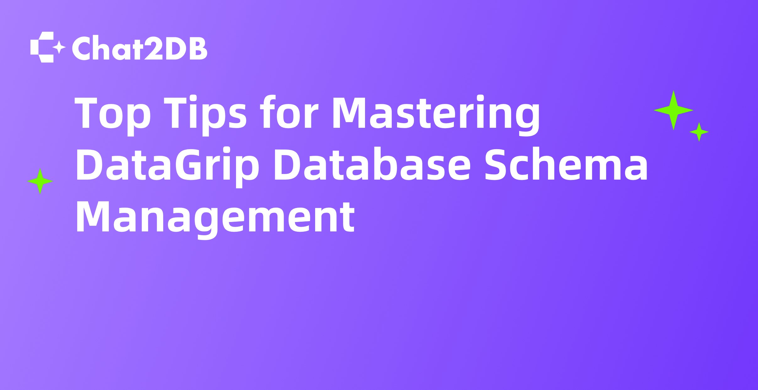 Top Tips for Mastering DataGrip Database Schema Management