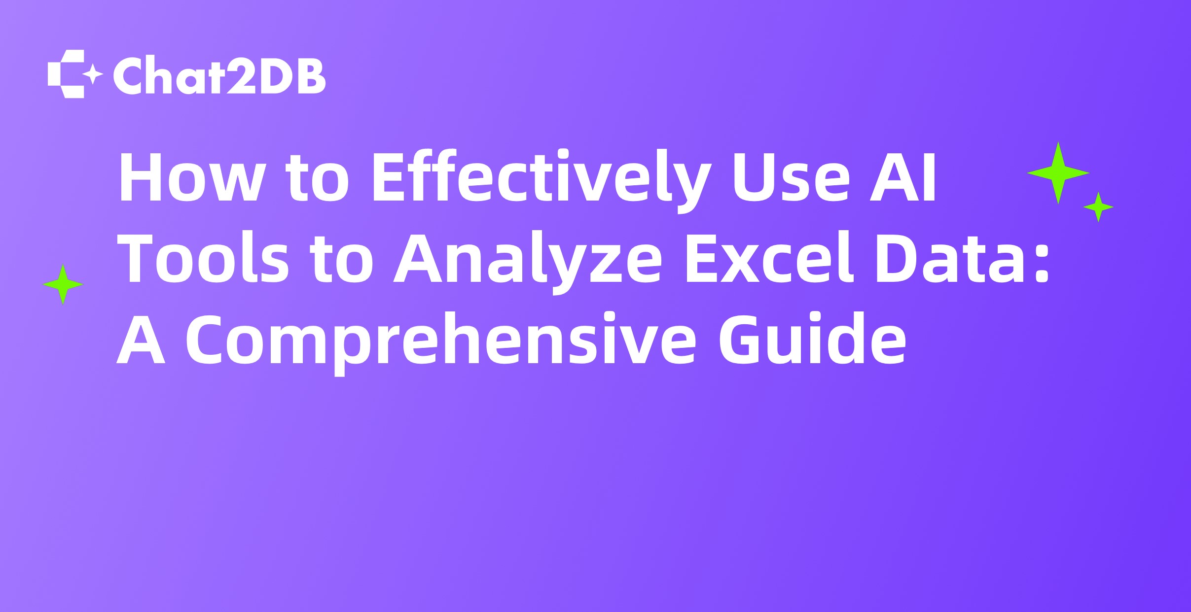 How to Effectively Use AI Tools to Analyze Excel Data: A Comprehensive Guide