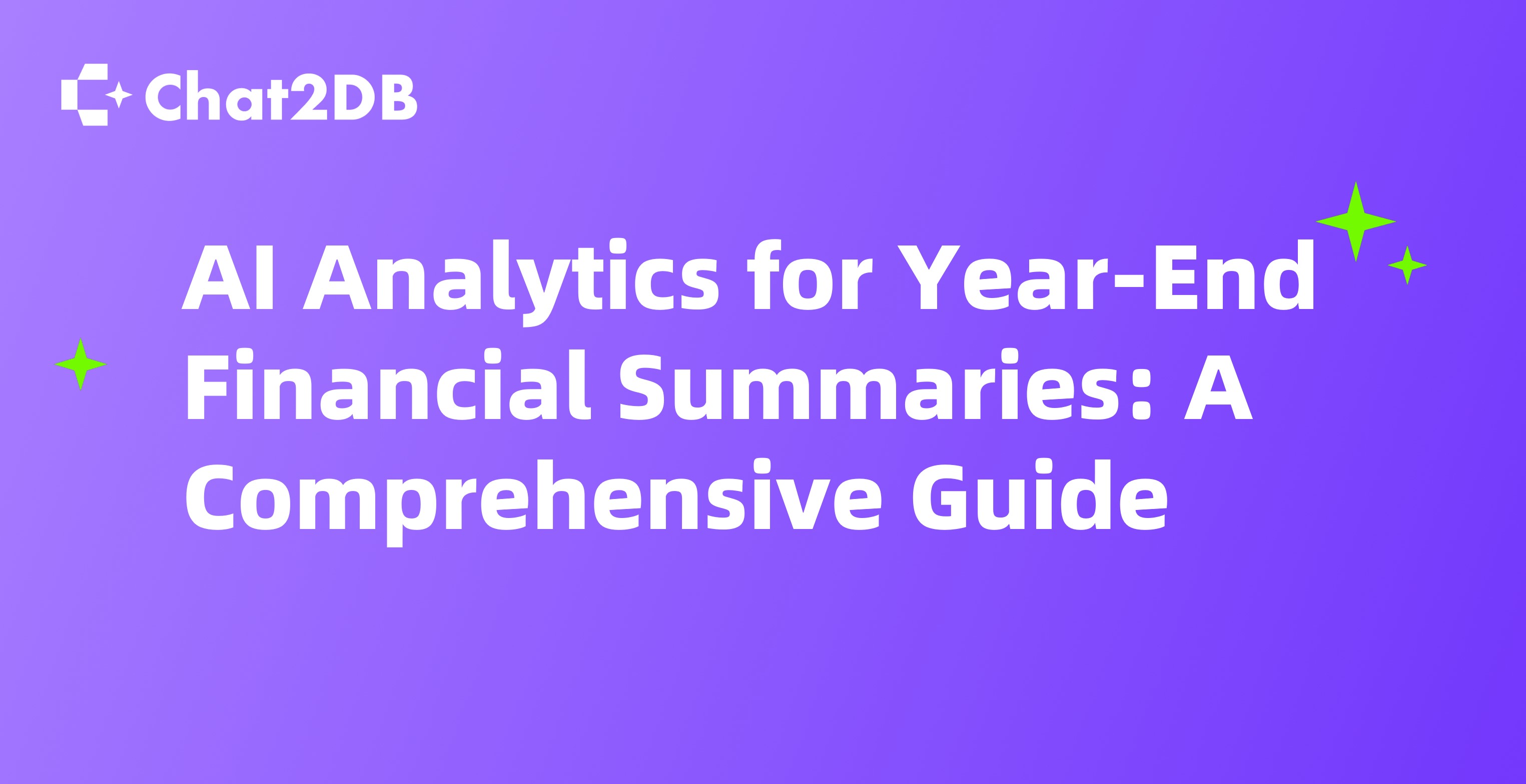 AI Analytics for Year-End Financial Summaries: A Comprehensive Guide