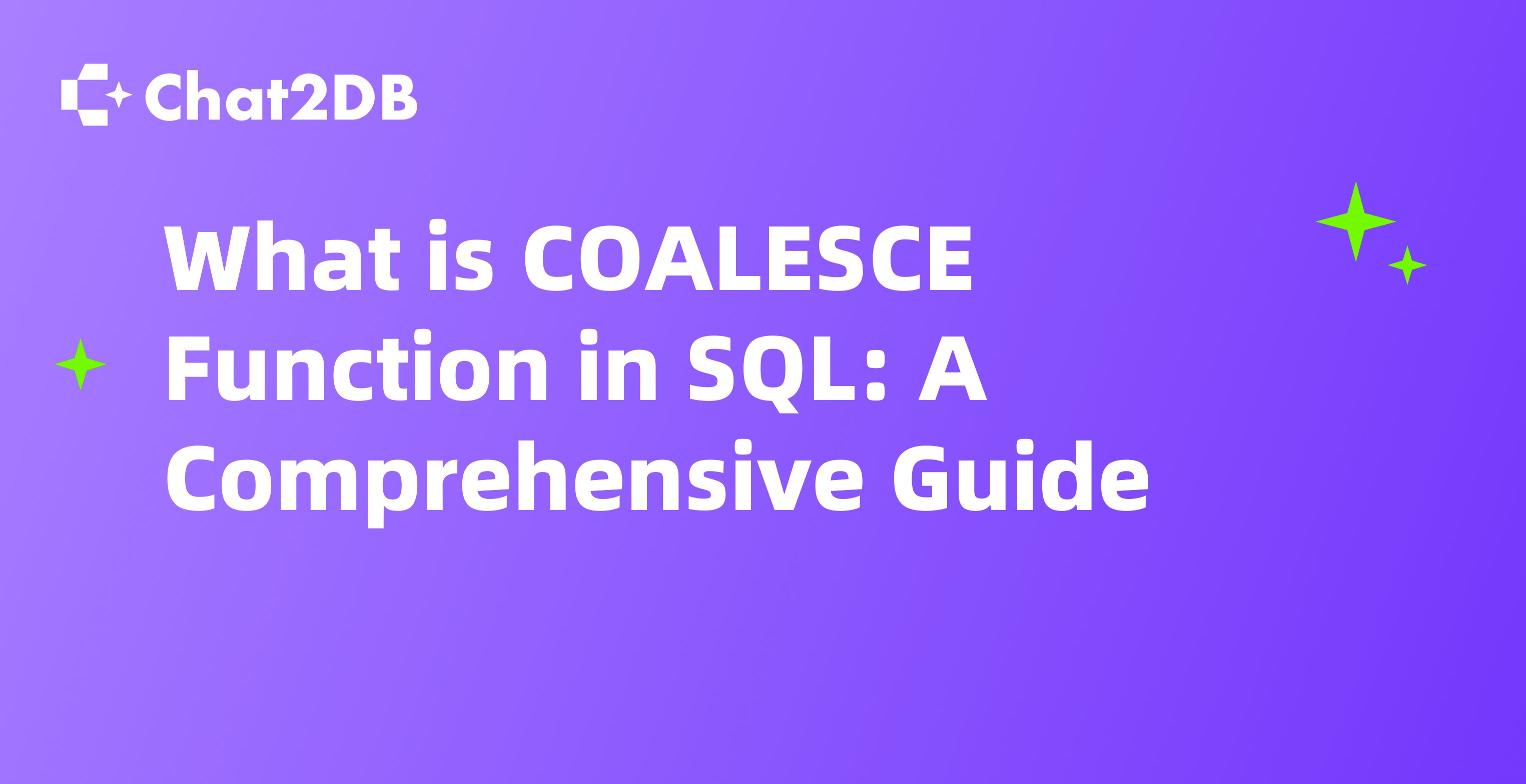 What is COALESCE Function in SQL: A Comprehensive Guide