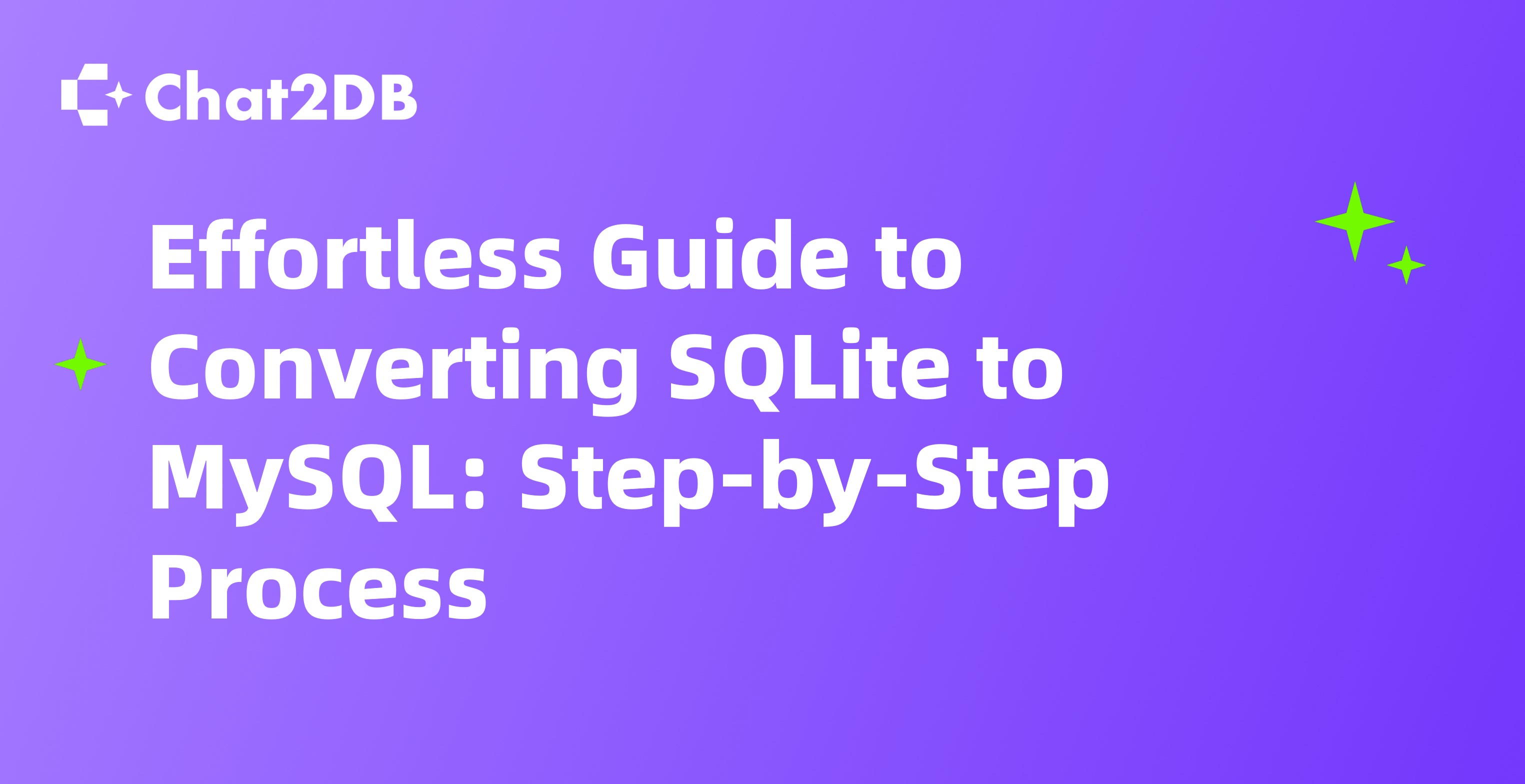 Effortless Guide to Converting SQLite to MySQL: Step-by-Step Process