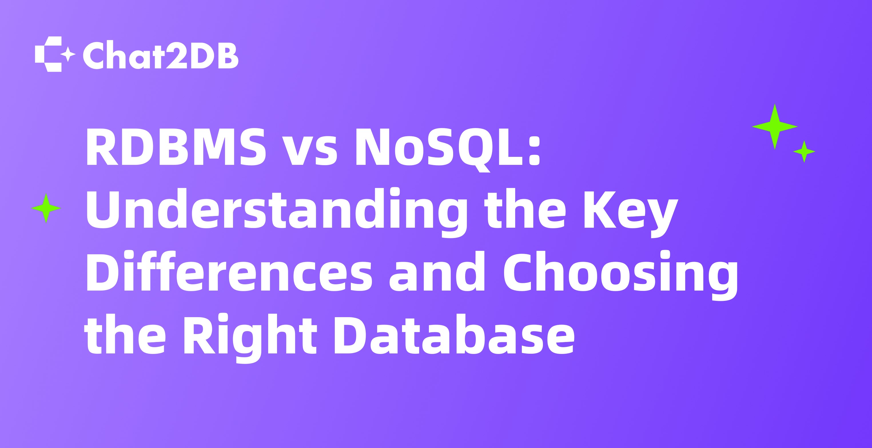 RDBMS vs NoSQL: Understanding the Key Differences and Choosing the Right Database