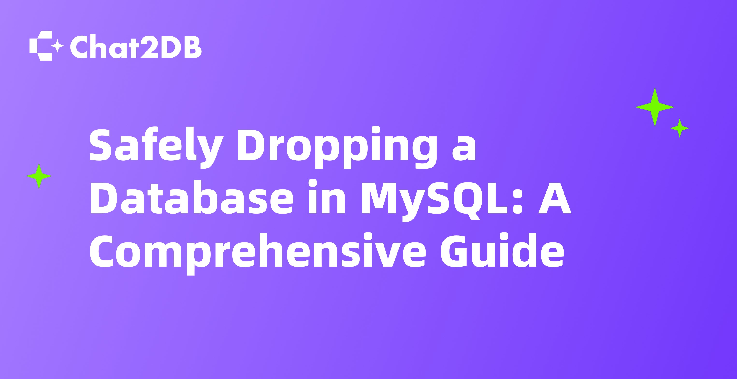 Safely Dropping a Database in MySQL: A Comprehensive Guide